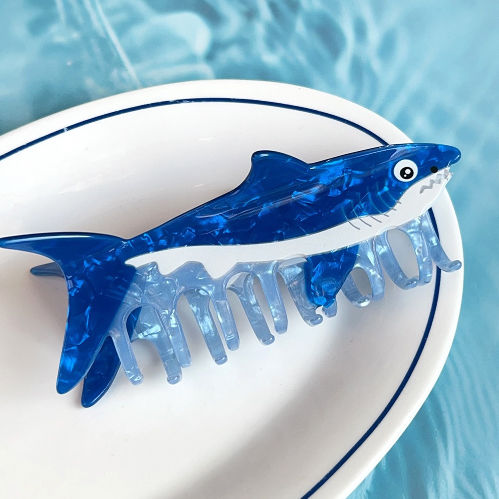 Lifestyle Of Korean - Haarspeld Oceaan Dier Haarklem Goudvis PVC