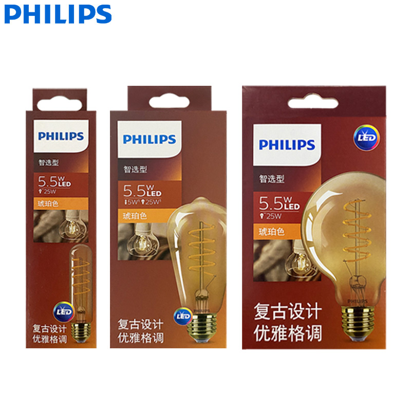 Philips Bulb Led Classic - Philips Soft Amber 2000K LED-decoratielamp ST64