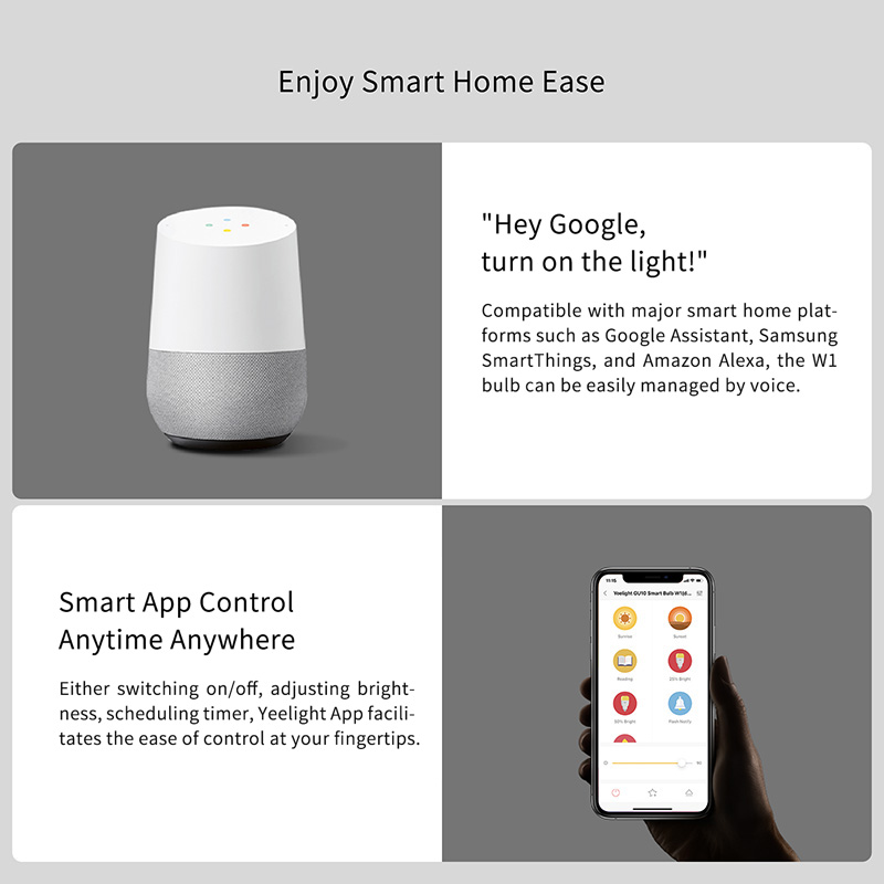Yeelight GU10 W1 Slimme LED-la - Yeelight Light Smart Bulb recensie en prijs