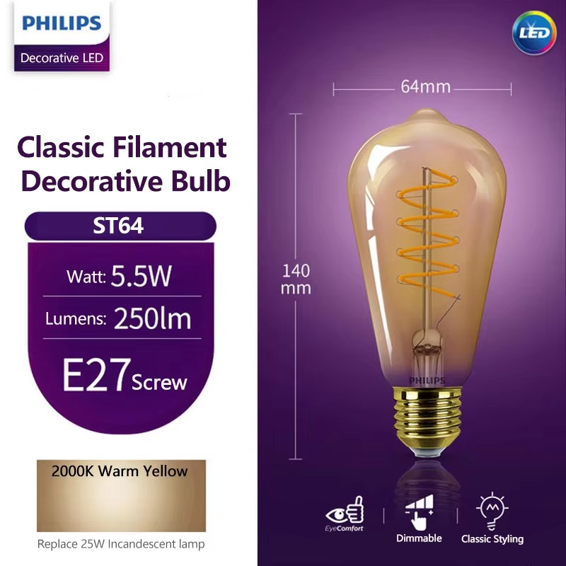 Philips Soft Amber 2000K LED-d - Philips Bulb Led Classic recensie en prijs