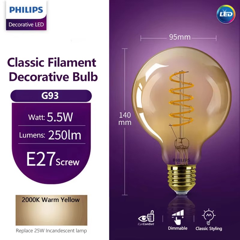 Philips Soft Amber 2000K LED-d - Philips Bulb Led Classic recensie en prijs
